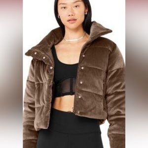 ALO Ribbed Gold Rush Puffer